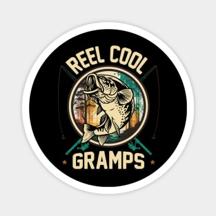 Reel Cool Gramps Fishing Gift Magnet